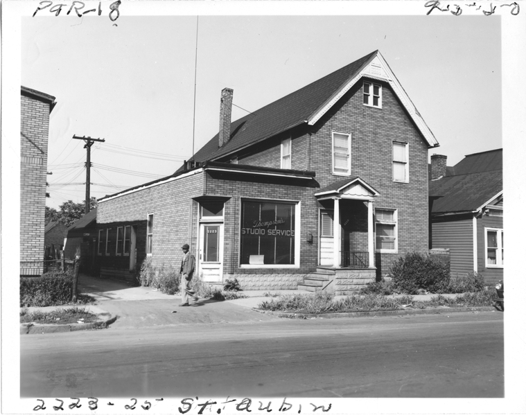 House and studio at 2223-2225 St. Aubin