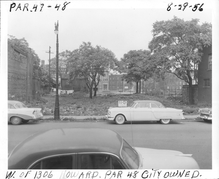 Vacant lot west of 1306 Howard