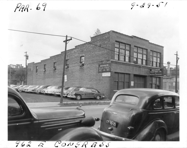 Brooker Electric Co. building at 962 E. Congress