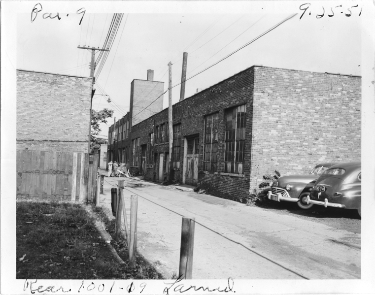 Commercial buildings at 983 and 1000-1019 E. Larned