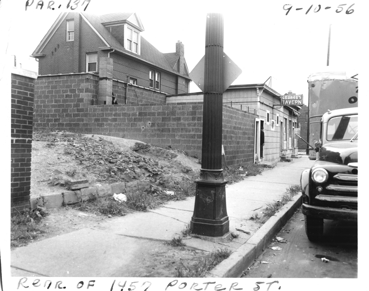 Building addition at rear of 1457 Porter