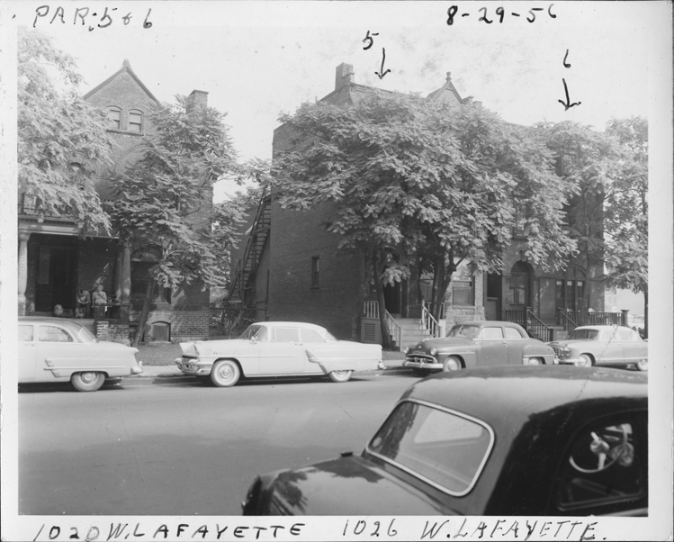 Houses at 1020 and 1026 W. Lafayette