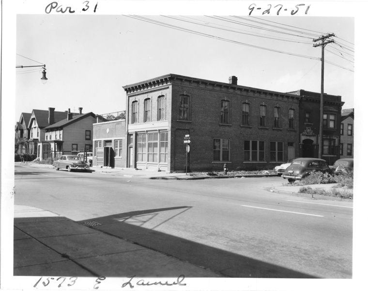 Commercial buildings at 1573 E. Larned