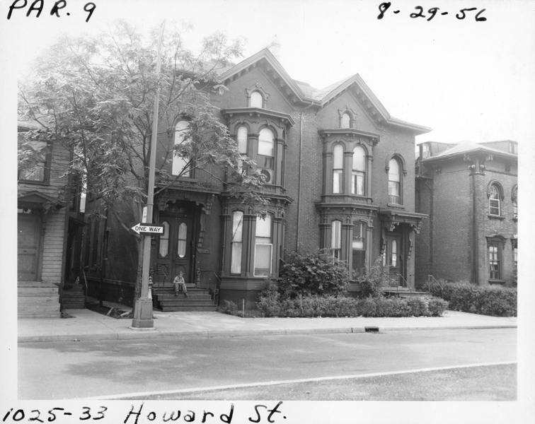 Row houses at 1025-1033 Howard