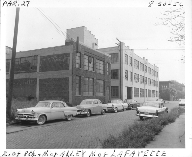 Factory buildings on 8th Street