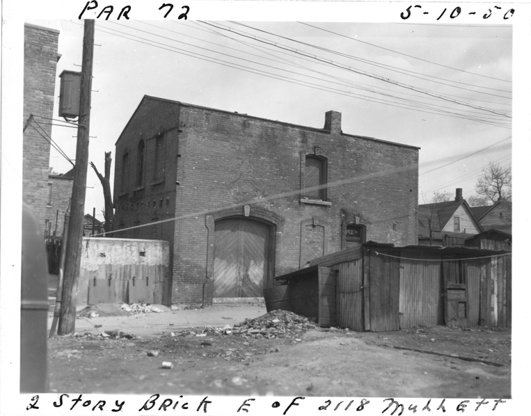 Building east of 2118 Mullett