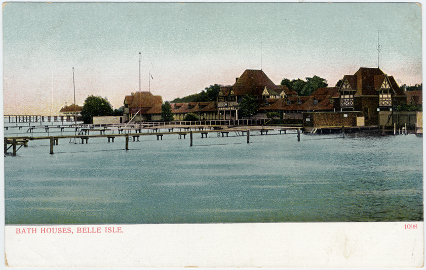 Bathhouse on Belle Isle