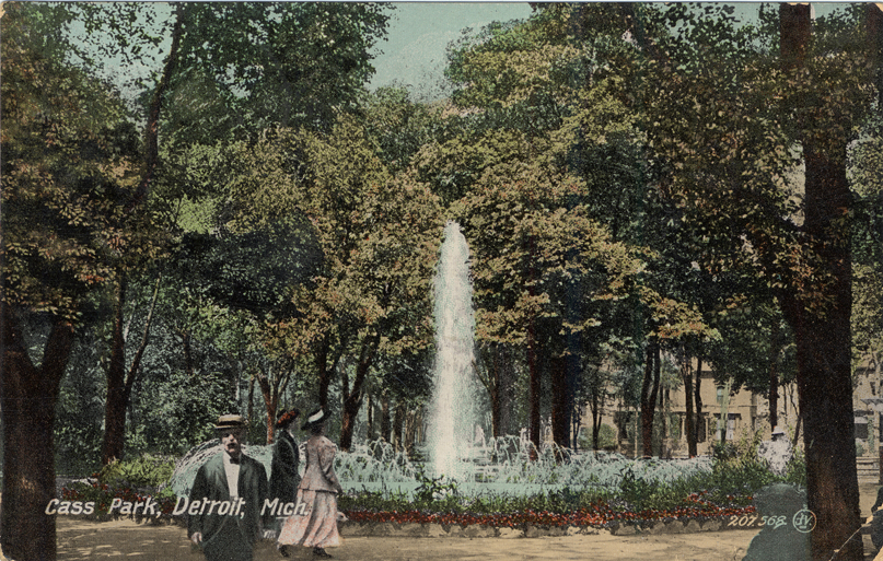 Fountain at Cass Park