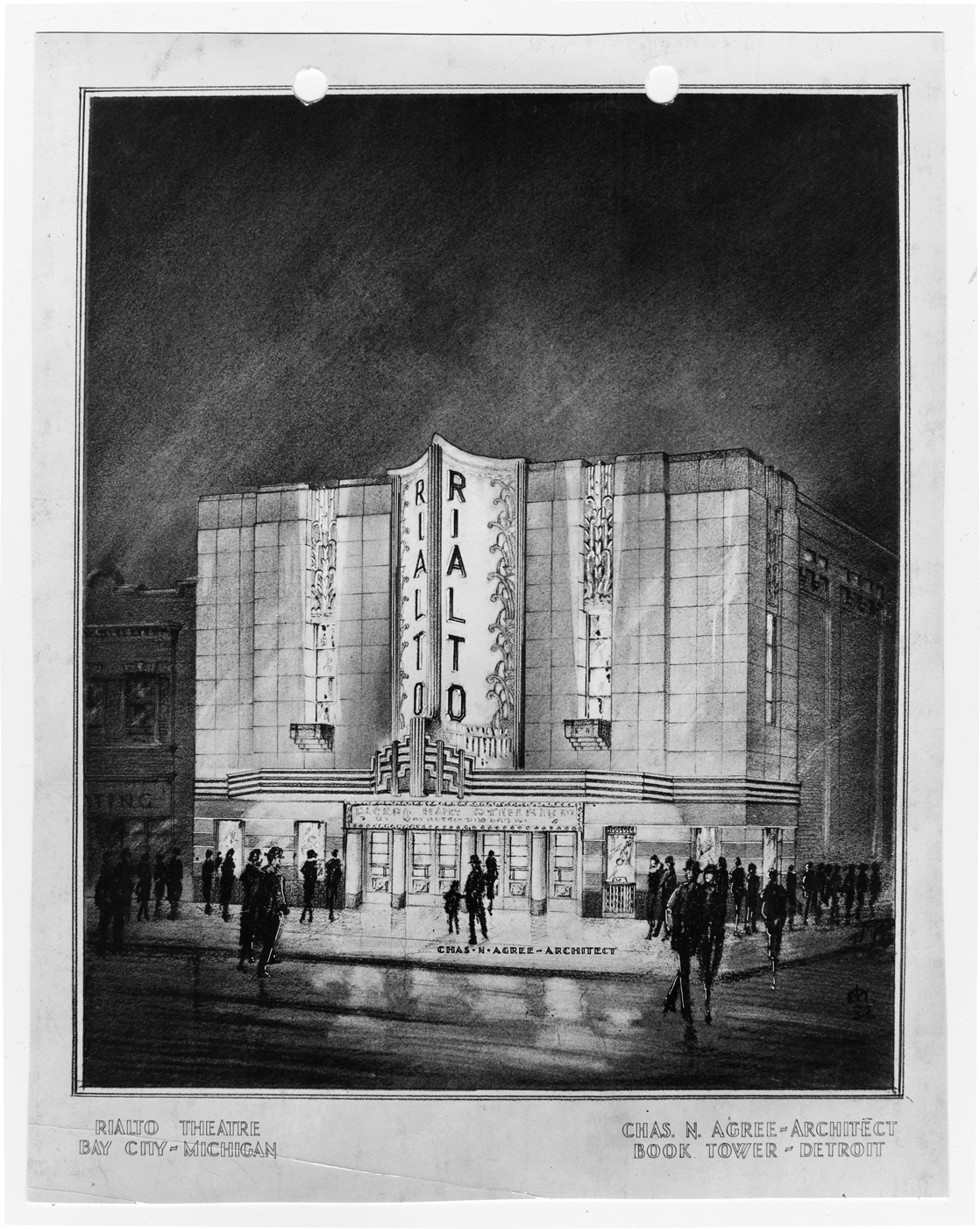Rialto Theater in Bay City, Michigan