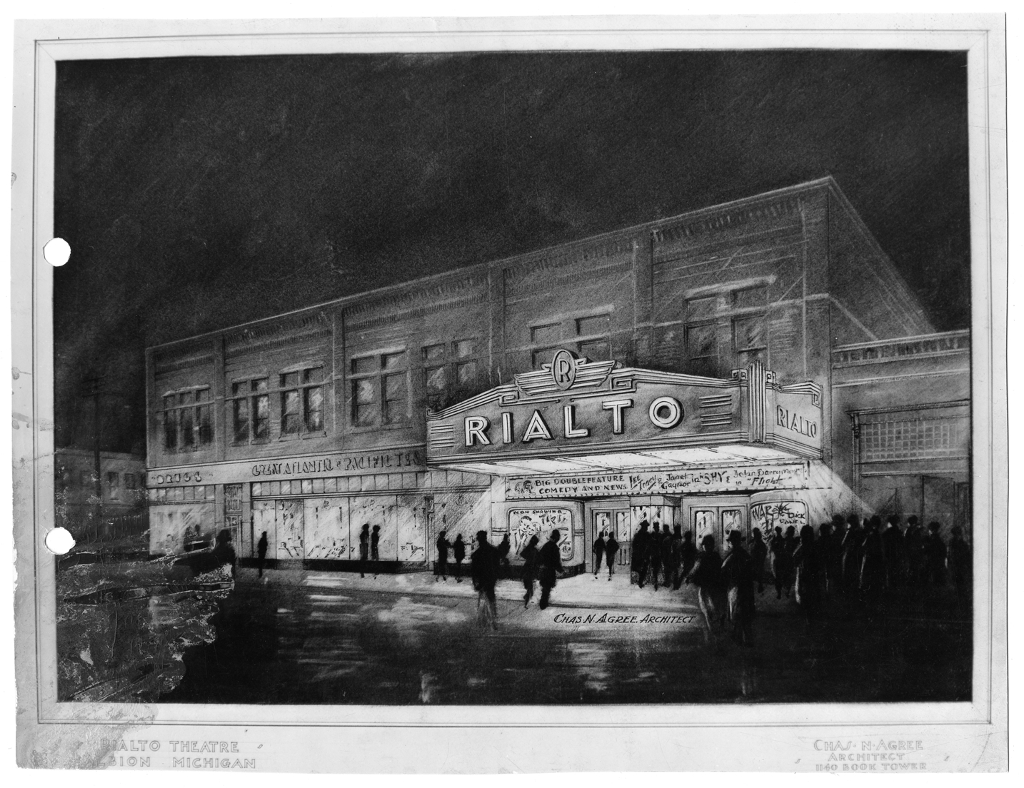 Rialto Theater in Albion, Michigan