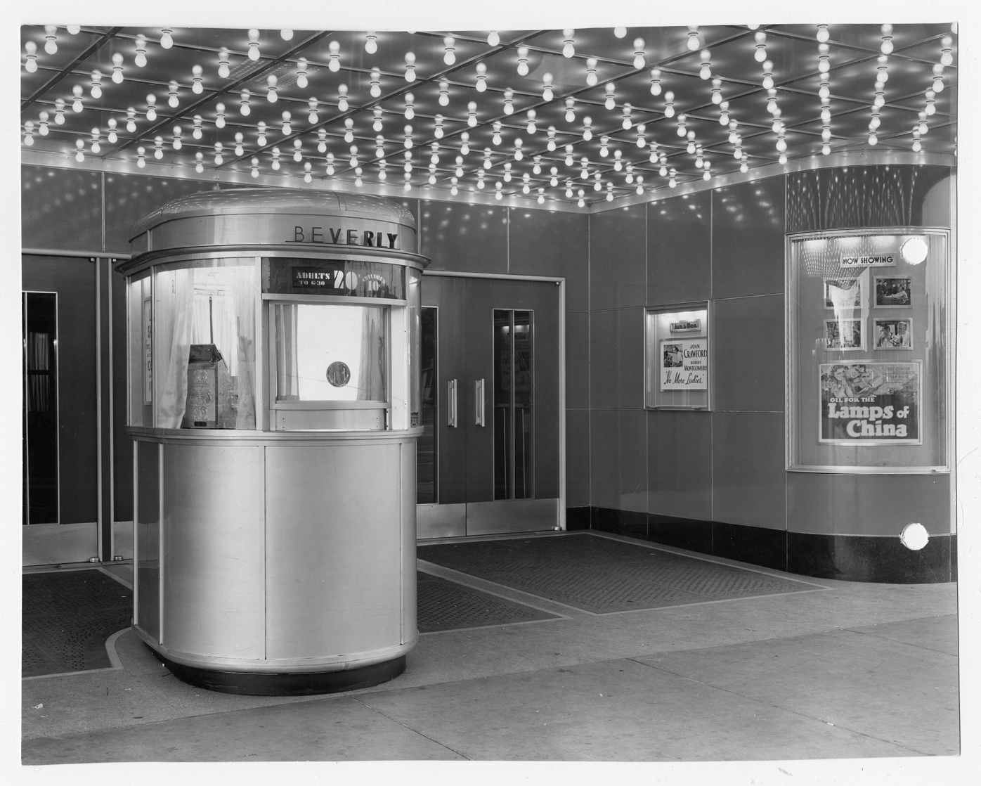 Box office of the Beverly Theater