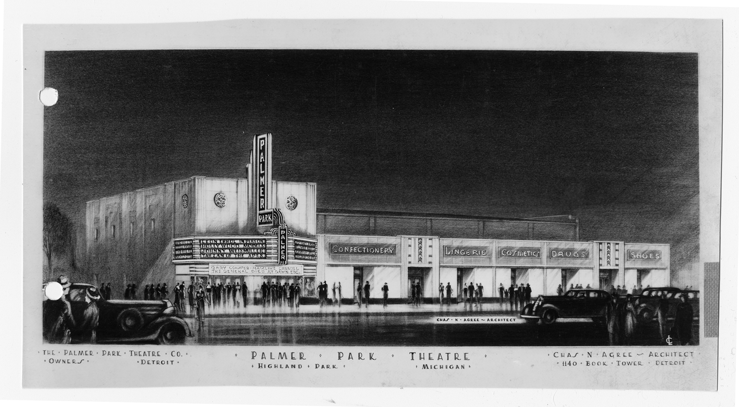 Exterior of Palmer Park Theater