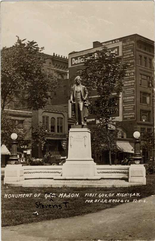 Stevens T. Mason monument