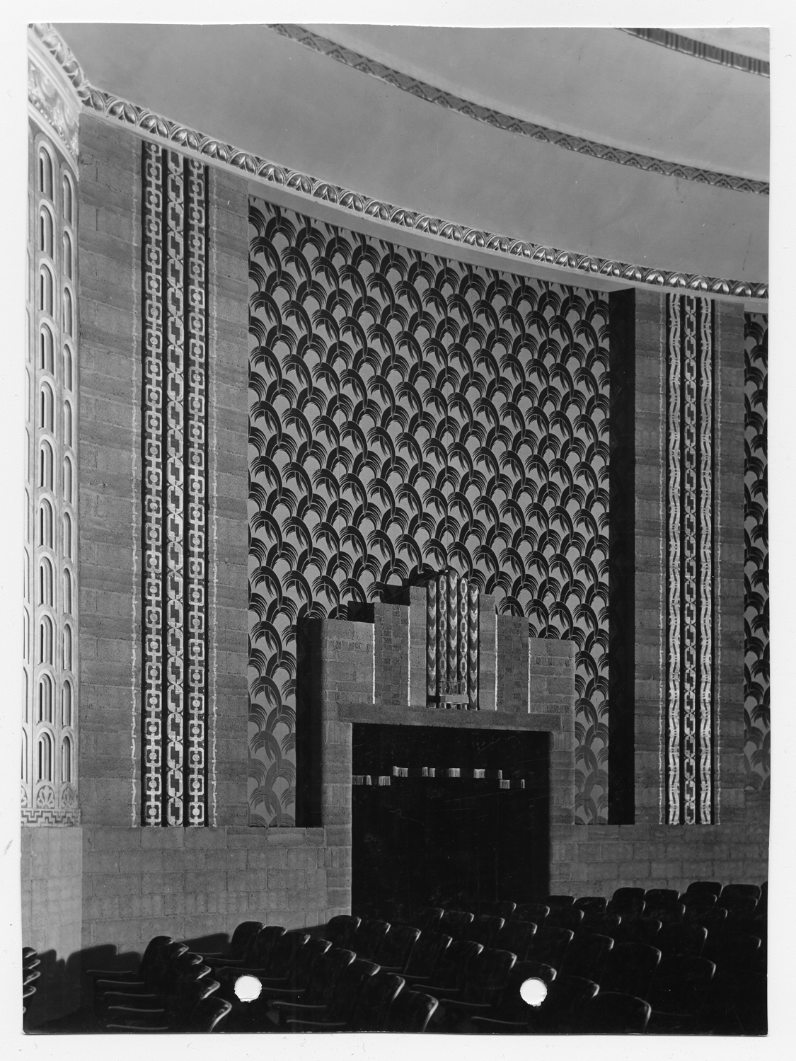 Interior door in the Beverly Theater