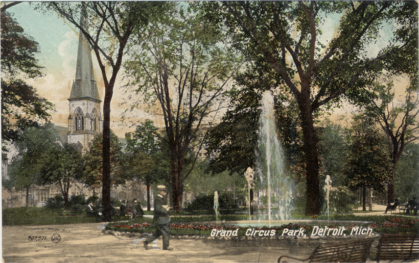 Fountain at Grand Circus Park