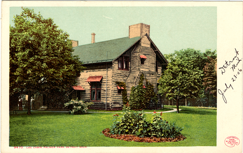 Log cabin at Palmer Park