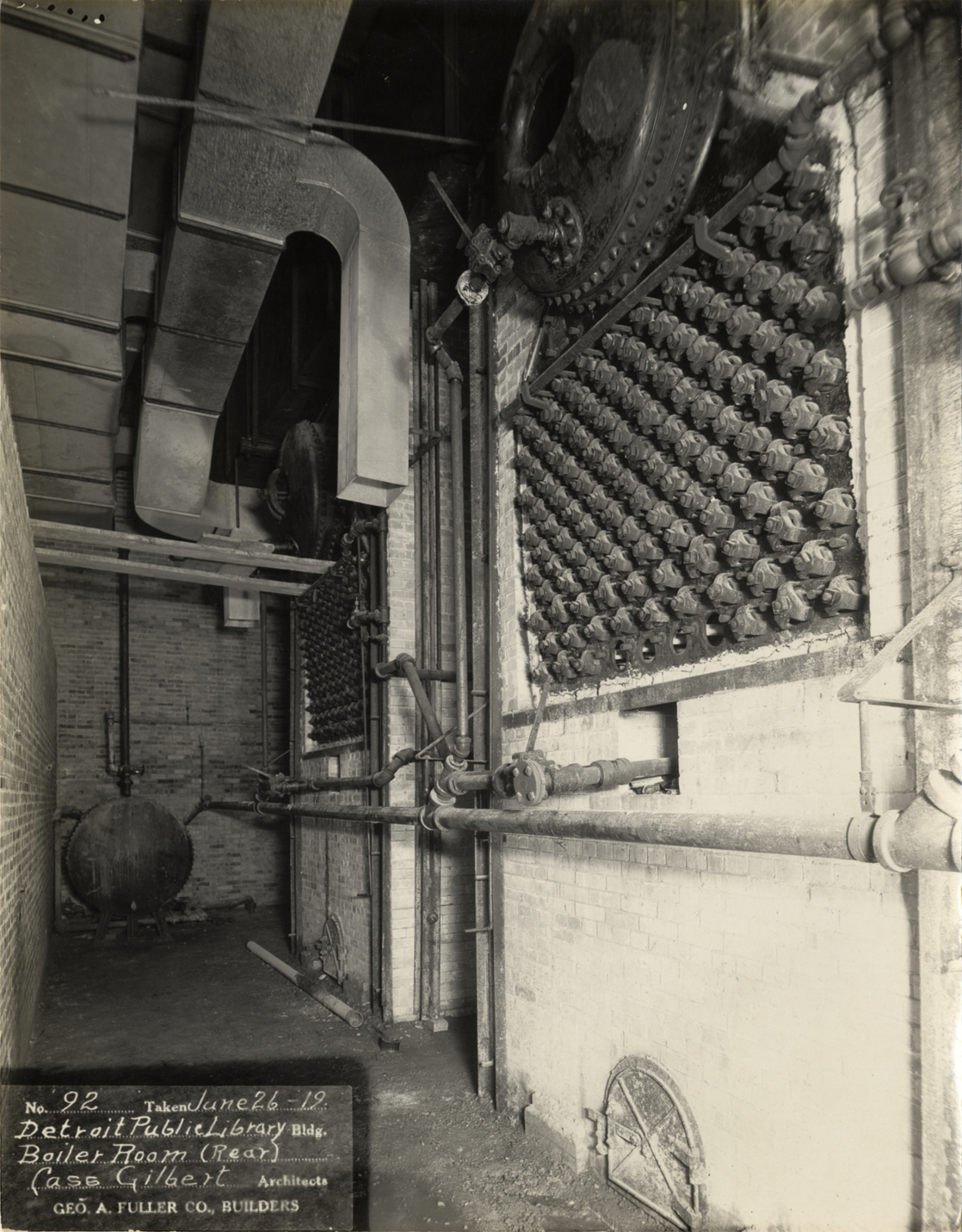Boiler room, Main Library