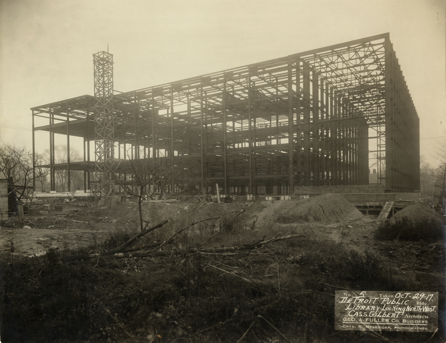 Main Library under construction