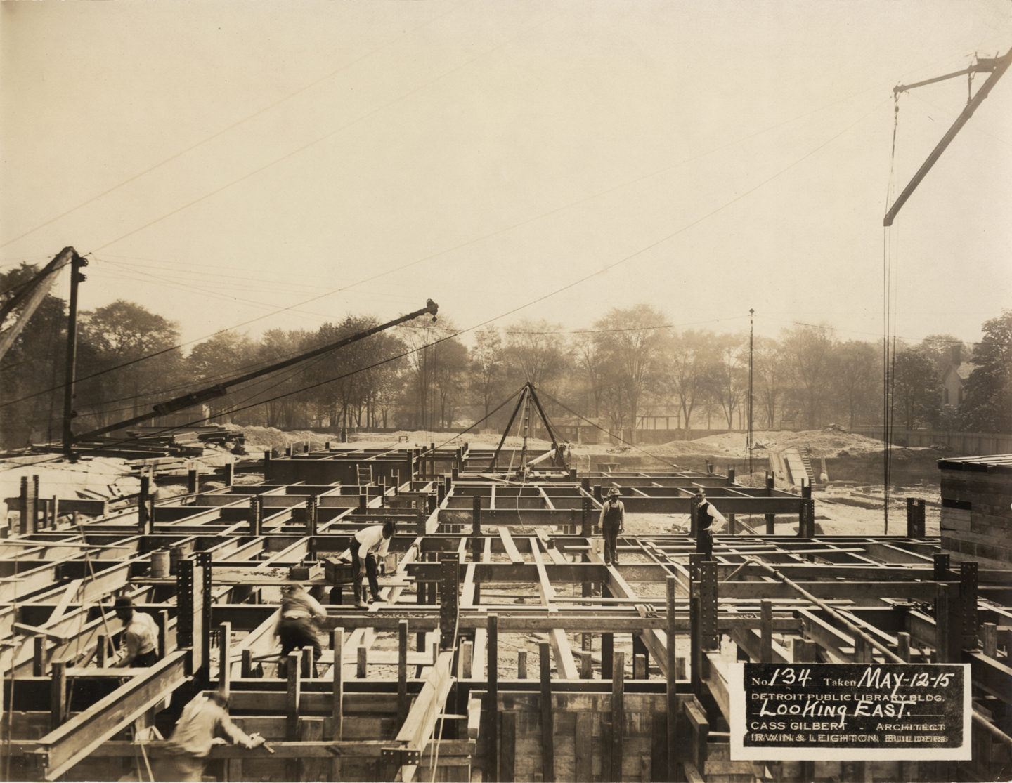 Main Library under construction