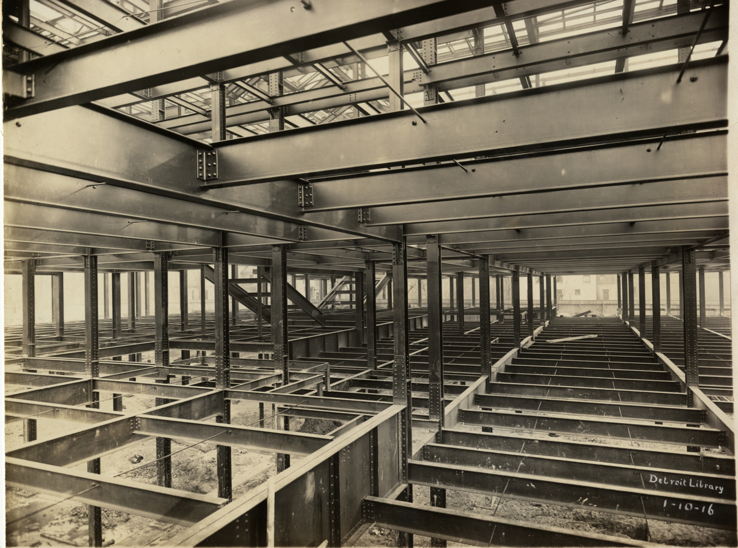 Main Library under construction