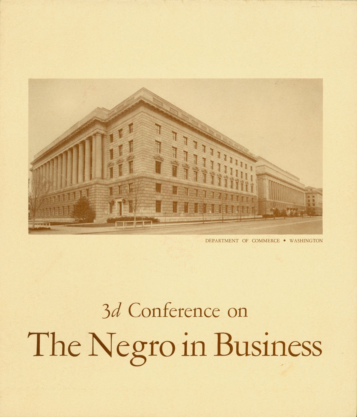 Third Conference on the Negro in Business