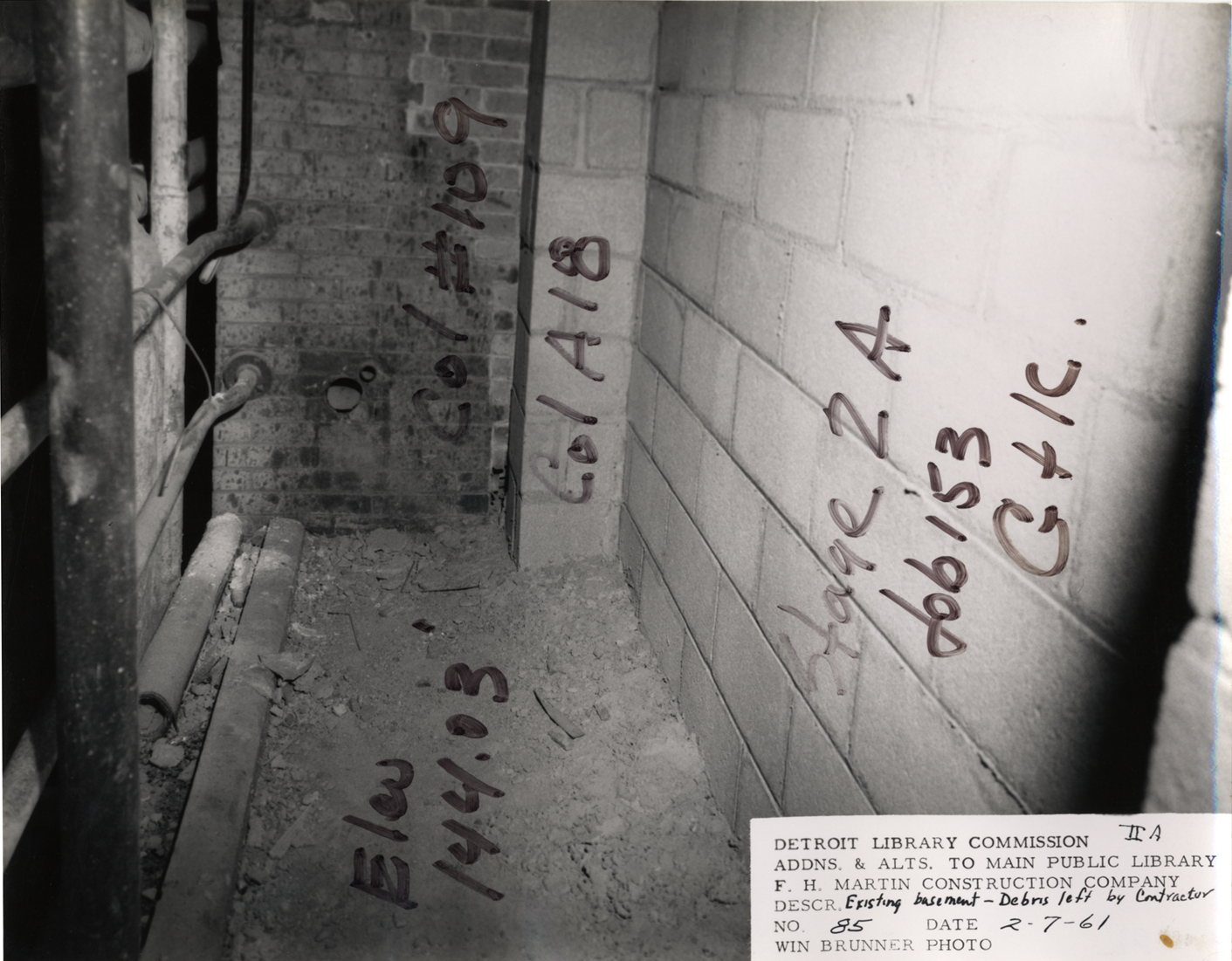 Basement, Main Library
