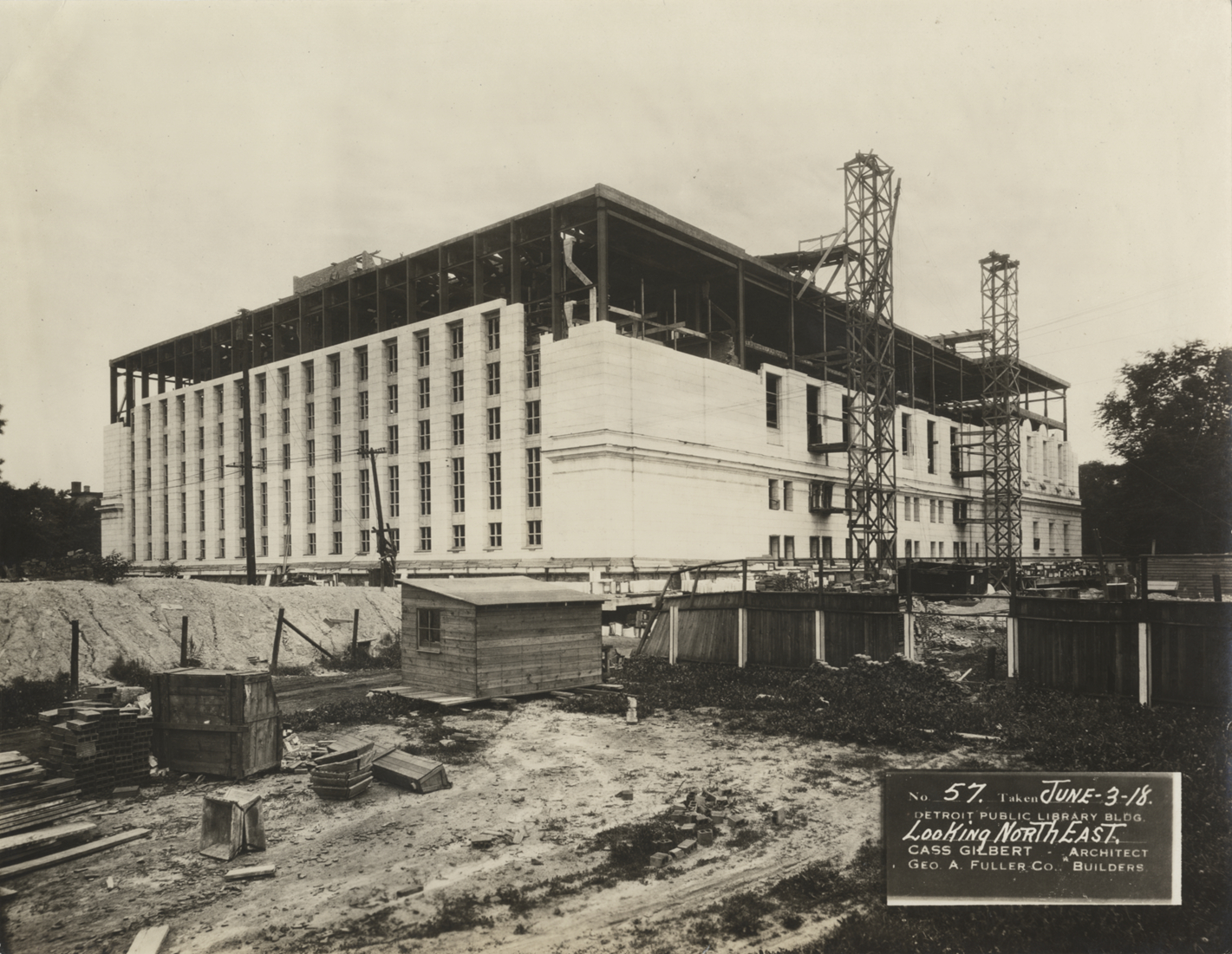 Main Library under construction