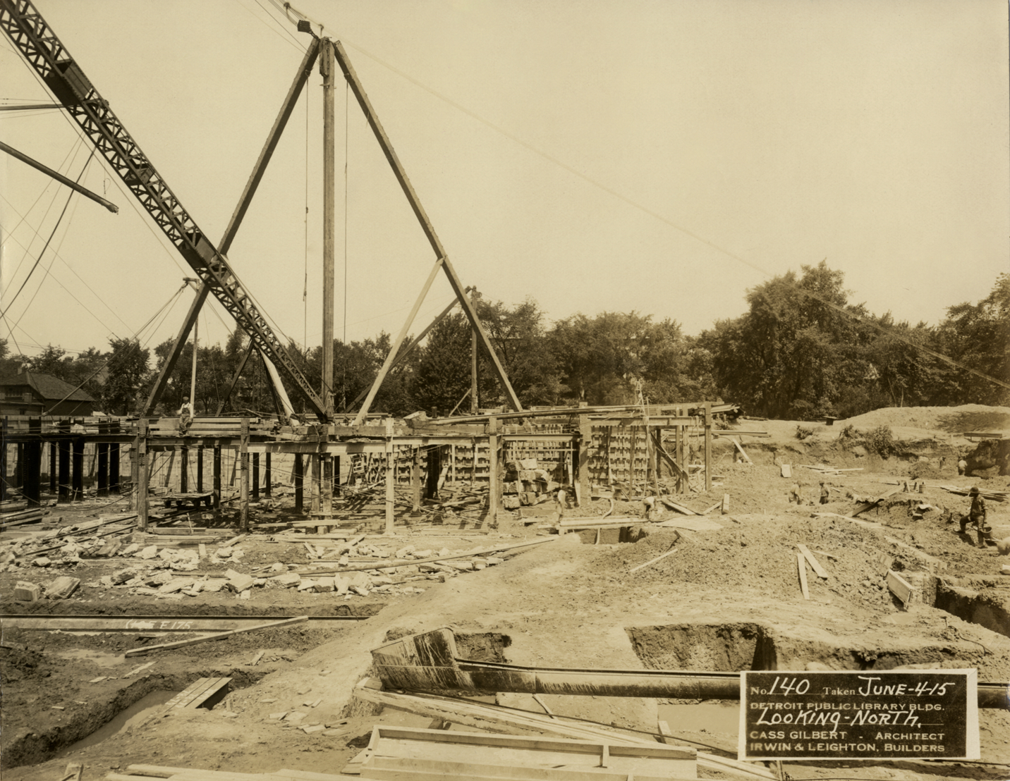 Main Library under construction