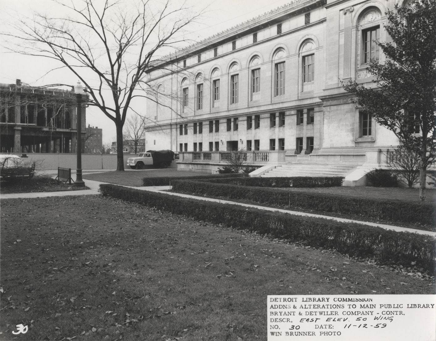 South Wing of Main Library under construction