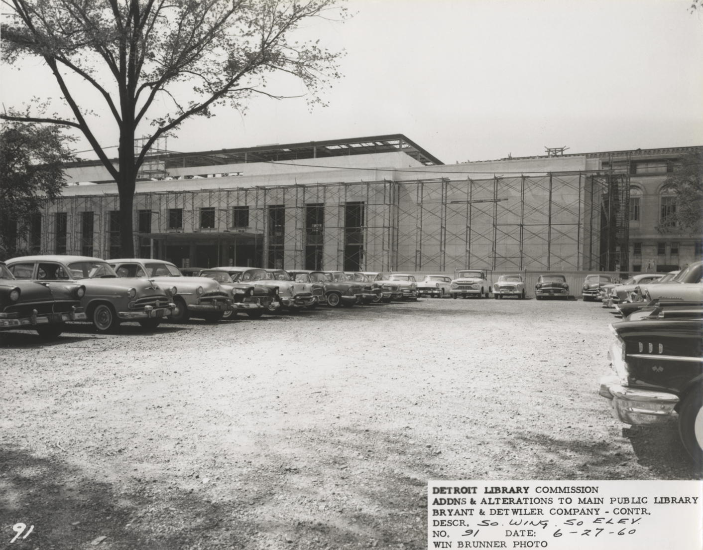South Wing of Main Library under construction