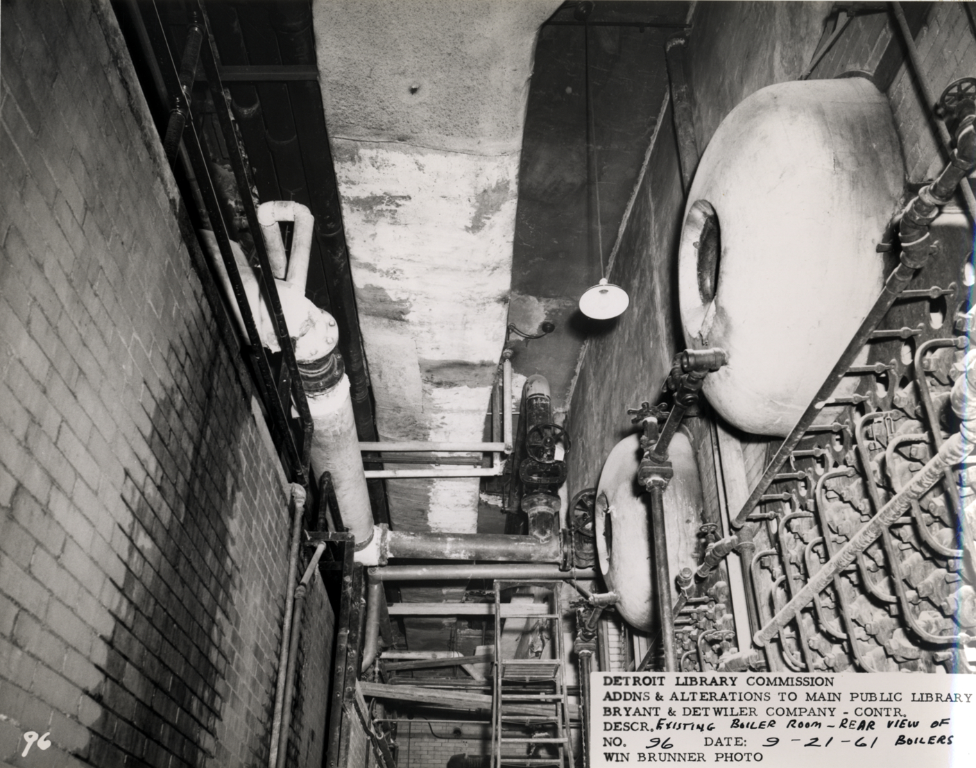 Boiler room, Main Library