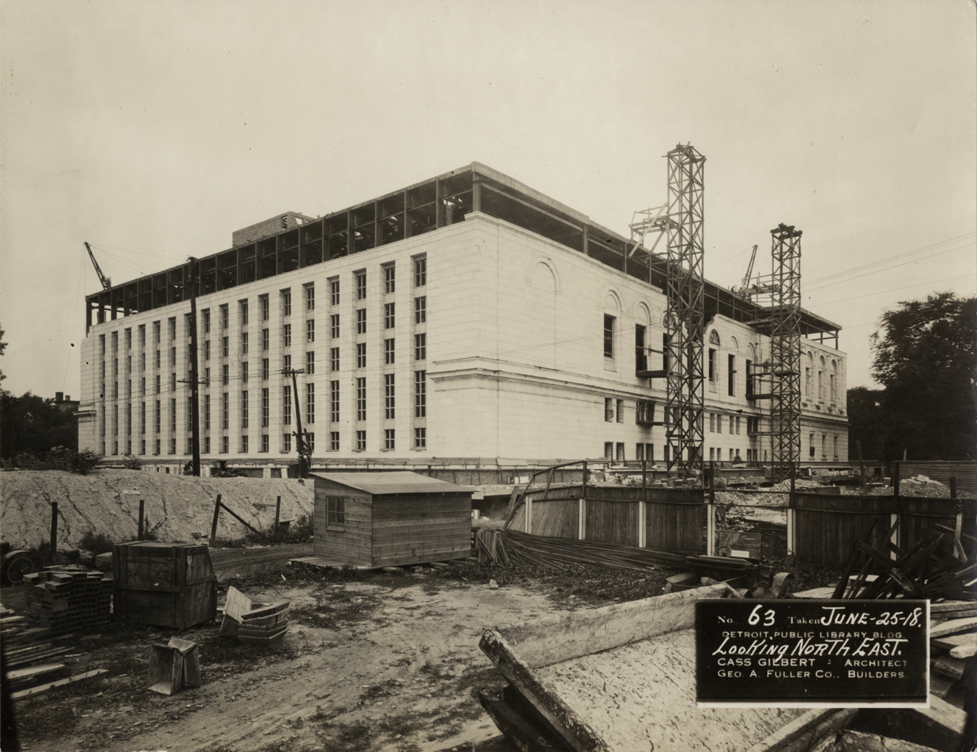 Main Library under construction