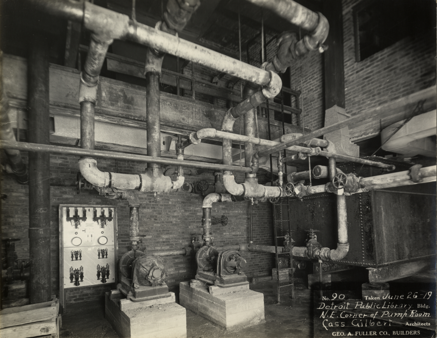 Pump room, Main Library
