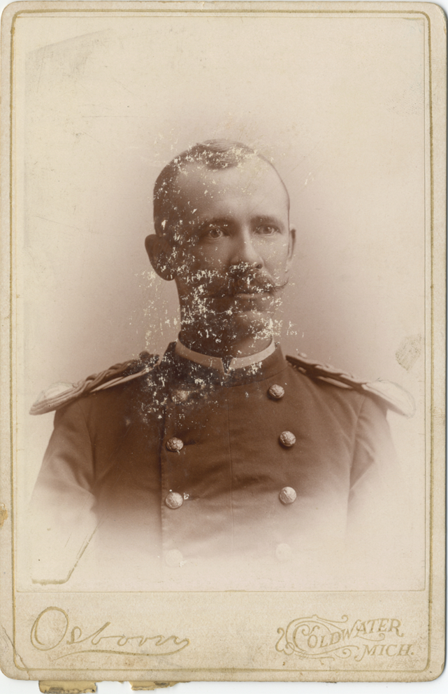 Portrait of an unidentified soldier