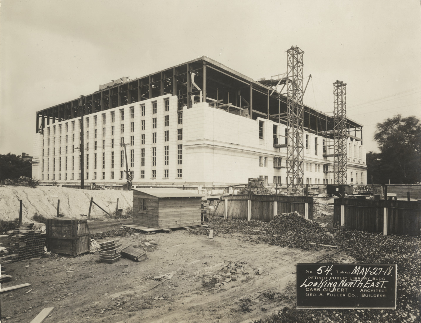 Main Library under construction