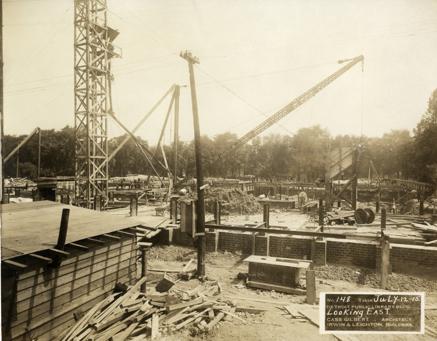 Main Library under construction