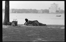 Woman on beach