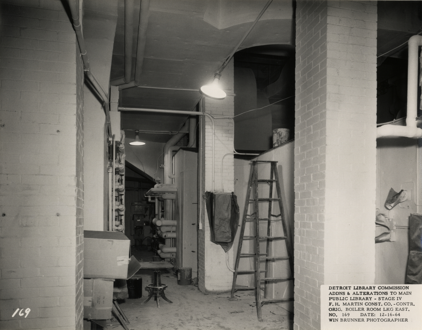 Boiler room, Main Library