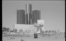 Dodge Fountain, Ford Auditorium and Renaissance Center