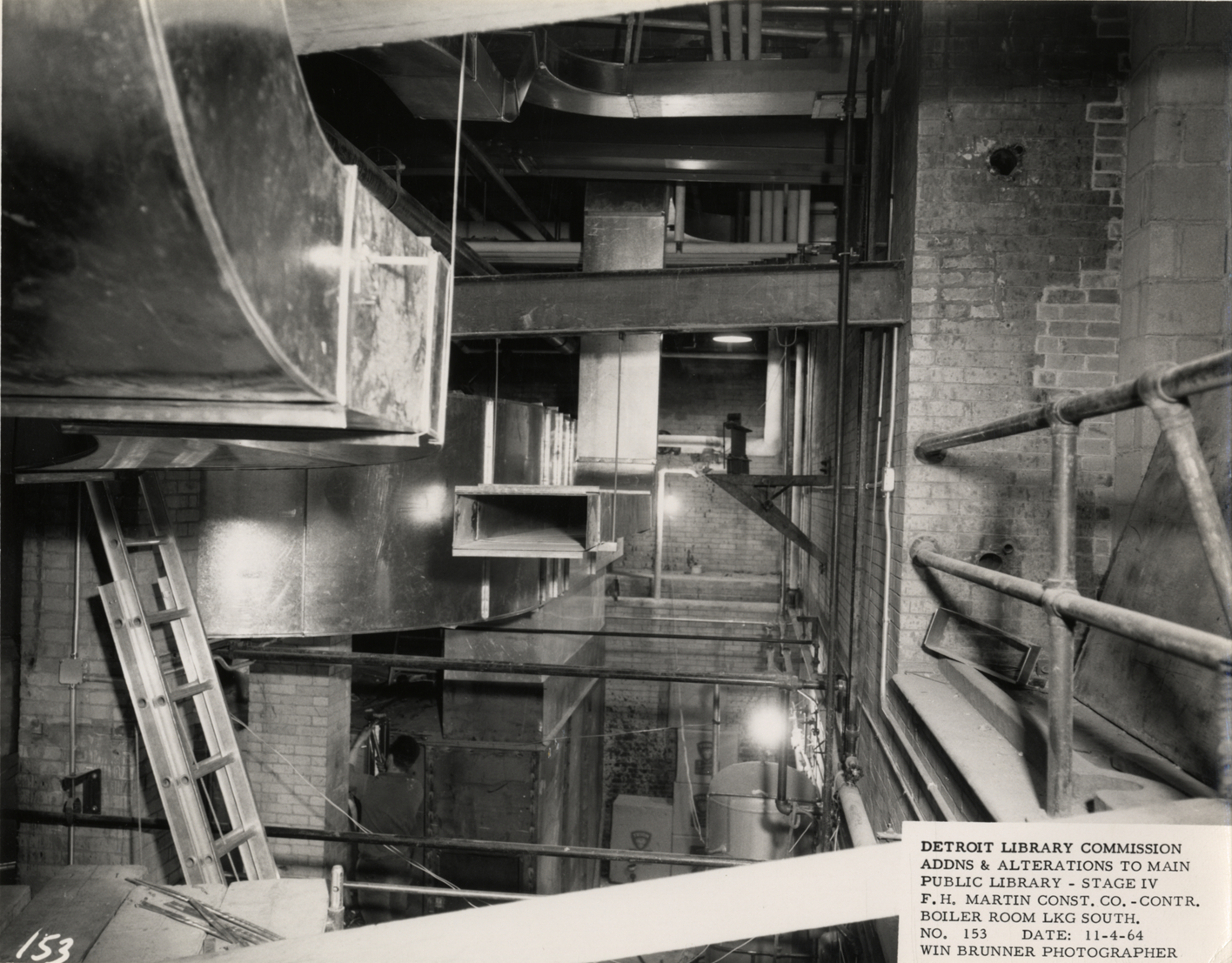 Boiler room, Main Library