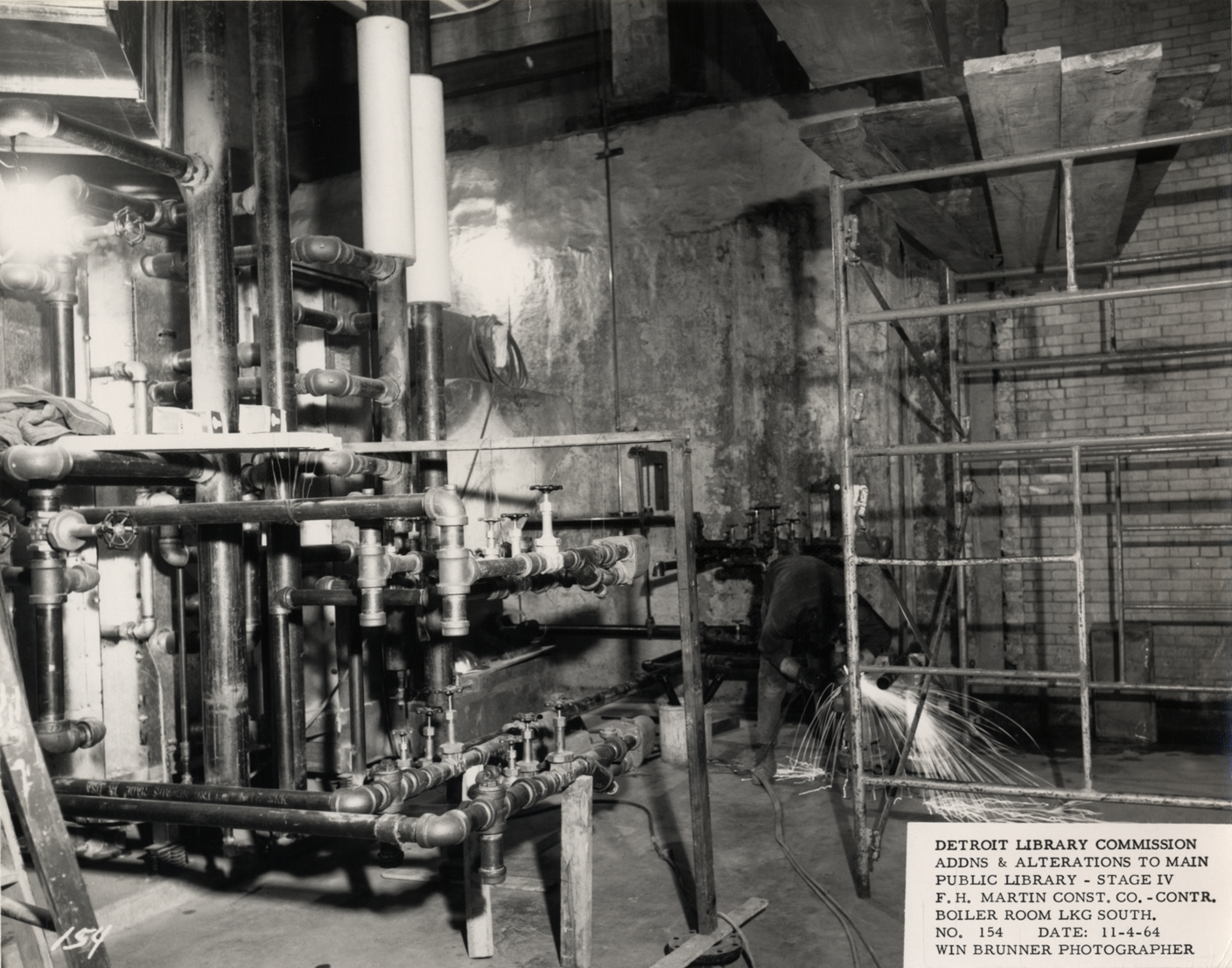 Boiler room, Main Library