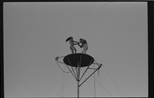 Dancers on platform, Michigan State Fair