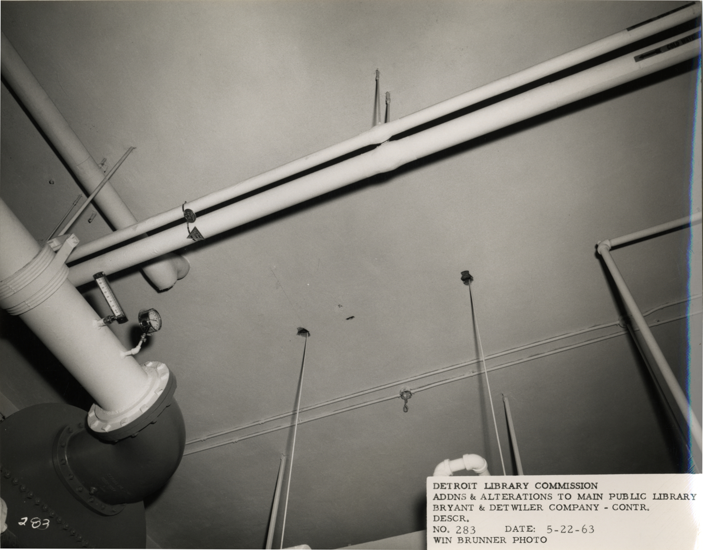 South Wing ceiling, Main Library