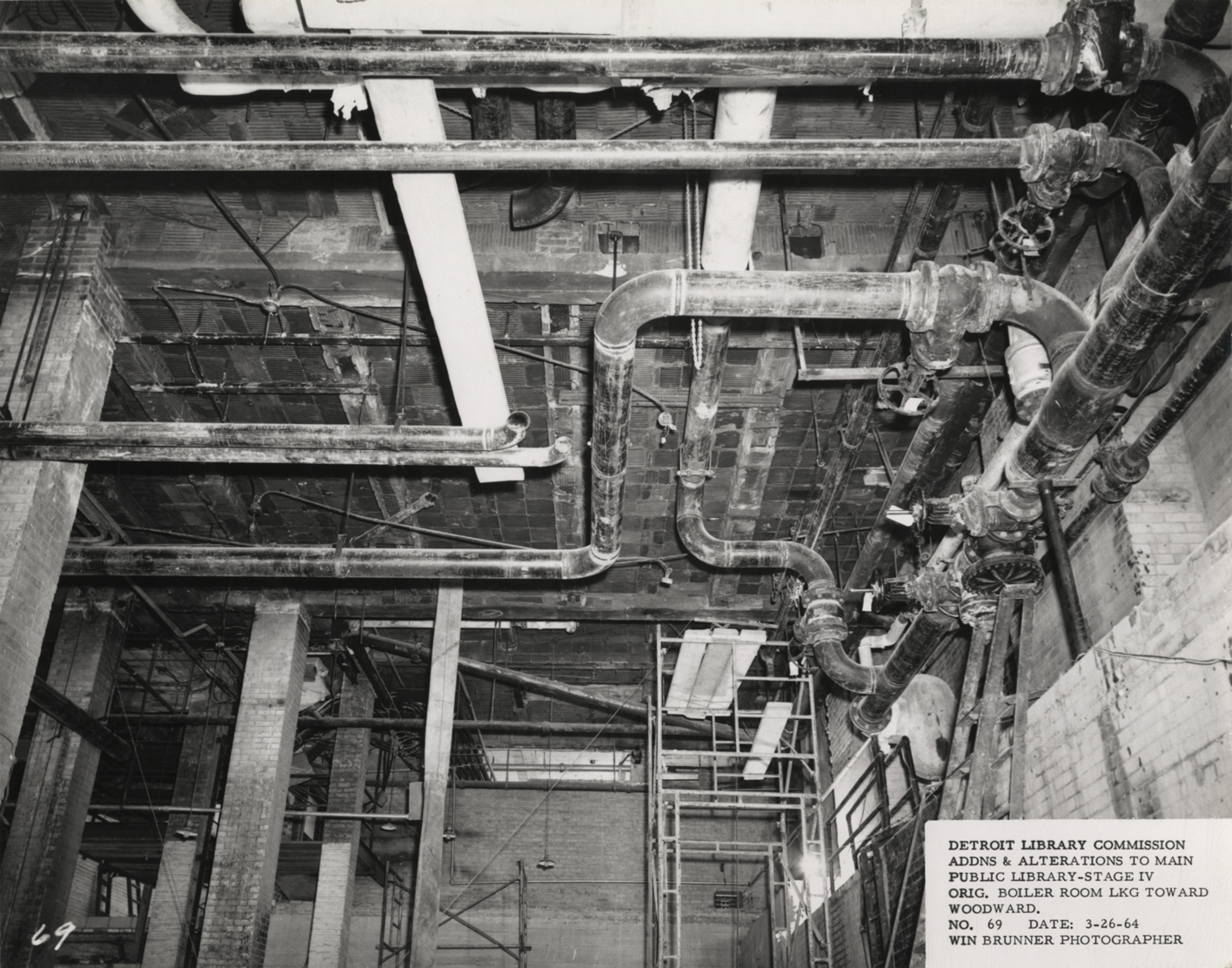 Boiler room, Main Library