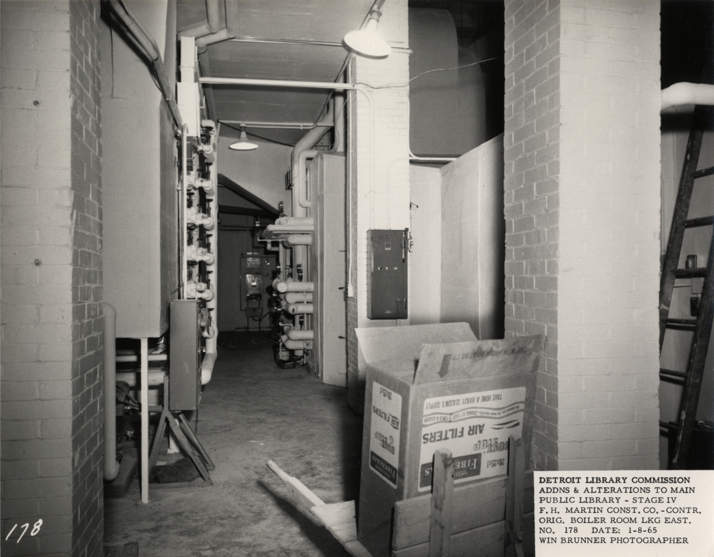 Boiler room, Main Library