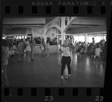 Couples dancing on deck of Bob-Lo ferry