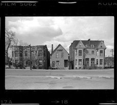 Duplexes and apartment building