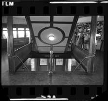 Stairway to lower deck of Bob-Lo ferry