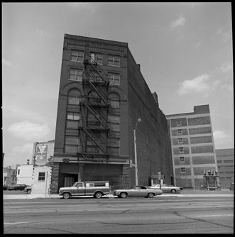 Building with fire escape