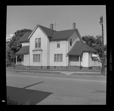 Wooden-frame house